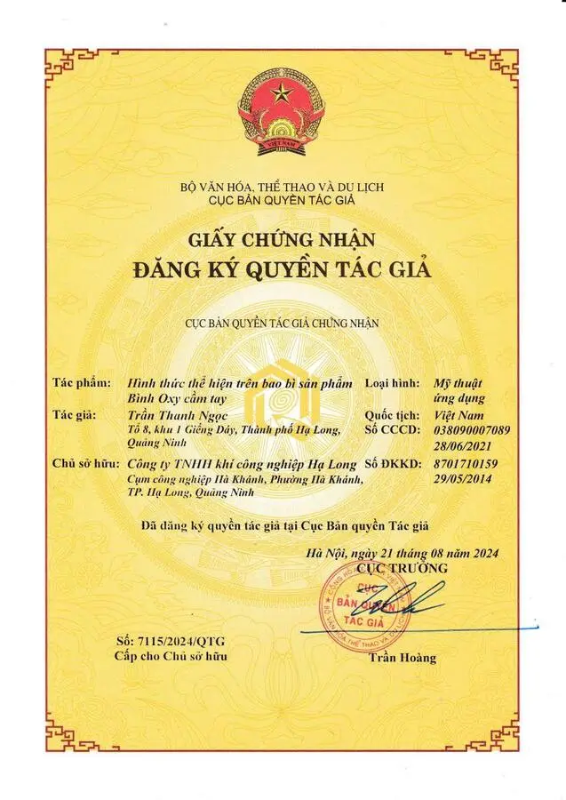 Bình Khí Oxy 1 Lít | Hương Bạc Hà